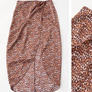 Urban Outfitters wrap midi skirt